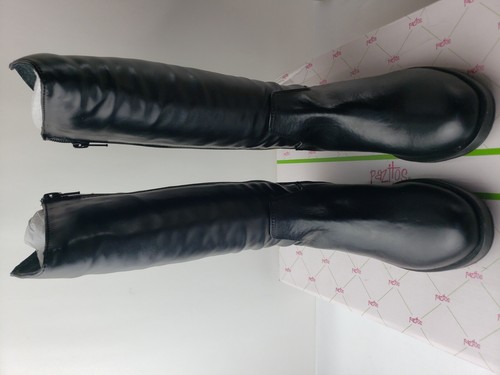 Pazitos Girls Stirrup Black Boots Size EU33, US 1.5Y. Retail price $70. - Picture 6 of 16