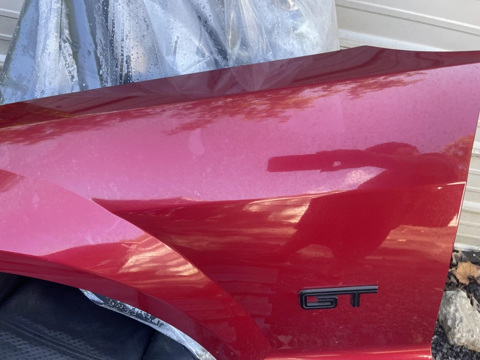 2005 - 2009 Ford Mustang GT Front Driver Left Fender Assembly Red Tested Oem — 第 4/4 张图片