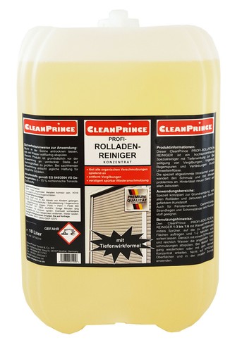 Concentré Nettoyant Pour Volets Roulants Et Stores Extérieurs - 10 Litres