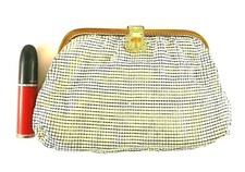 Metal Mesh Soft Evening Clutch Purse New USA Stock