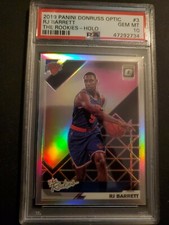 2019 Donruss Optic The Rookies Holo #3 RJ Barrett RC PSA 10 Prizm