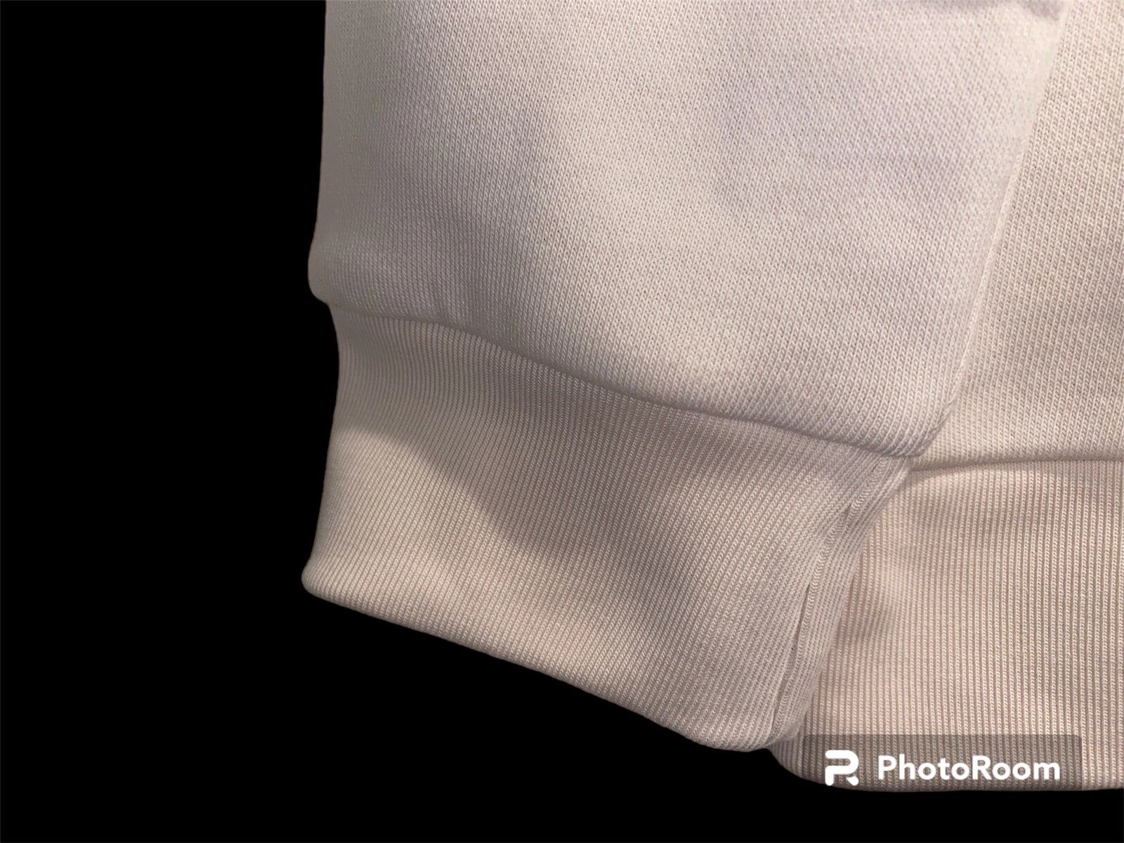 OFF WHITE Felpa Adidas Essential con cappuccio uomo piccola panna nera tre righe logo nuova con etichetta