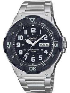 Casio Collection Herrenuhr Silber/schwarz Mrw-200hd-1bvef