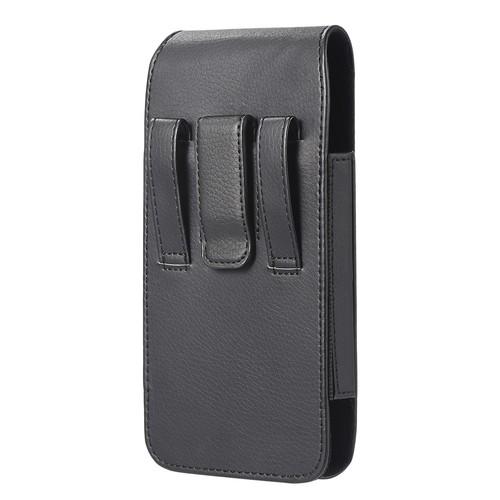 XL Phones Leather Vertical Case Pouch Belt Clip Loop Holster Fits Otterbox Cover - Picture 4 of 25