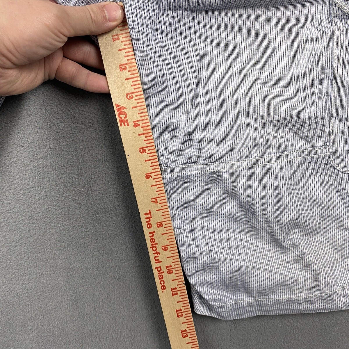 パンツ FAT Short CARGOMENT size FAT Triple Fat Goose Shorts Mens 36 Blue Seersucker Cargo