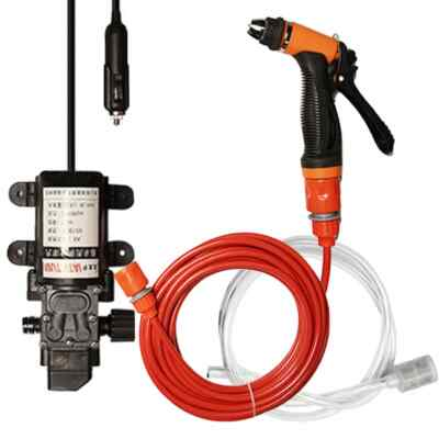 #ad Car Wash Tool 12V Car Washer Gun Pump High Pressure Cleaner Car Care Cleaning $48.99