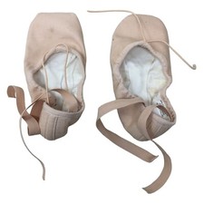 BLOCH Pump BL277L Pink Canvas Ballet Slipper 030A size 3