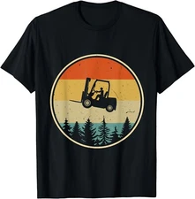 vintage Forklift Certified Forklift Operator Lift Truck Gift Unisex T-Shirt