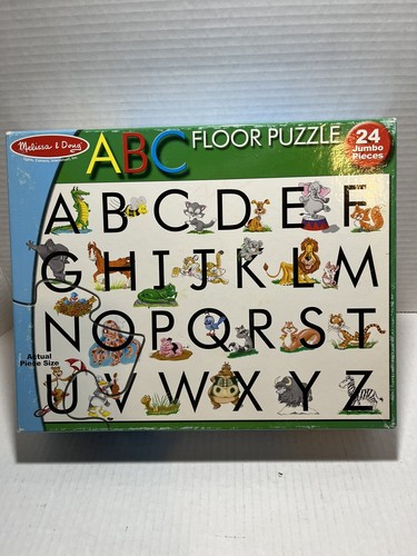Melissa & Doug ABC 24 Piece Floor Puzzle - Picture 1 of 6