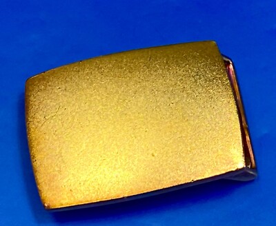 Rarest! Douglas Magnus Dm Santa Fe Sterling Silver Gold Color Belt Buckle   