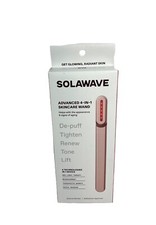 Solawave 4 IN 1 Rosegold Color Skin Renewal Skincare Wand With Red Light Therapy