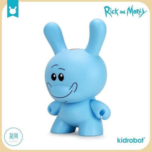 8" Kidrobot Vinyl Dunny Mr.Meeseeks Limited Edition Diseased Gid Edition Figure - Picture 3 of 8