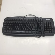 Older Microsoft Basic Keyboard P/N X800468-208 1.0A PS2 Cabled.
