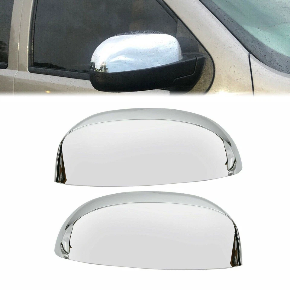 Tapas de repuesto para cubiertas de espejos cromadas para Chevy Silverado/GMC Sierra 07-13 14 Foto 2 de 4