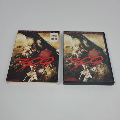 300 Movie DVD Two Disc Special Edition Gerard Butler Warner