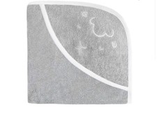 Soft Cotton Hooded Towel   Sheep Gray 70 x 70cm