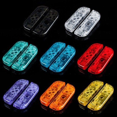 Carcasa de repuesto para Nintendo Switch Joy-Con carcasa hágalo usted mismo translúcida 1 par - Imagen 8 de 9