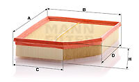 Air Filter for VOLVO ASIA VOLVO:XC90 II,XC60 II SUV,V90 II Estate, 31370089 - Picture 1 of 2