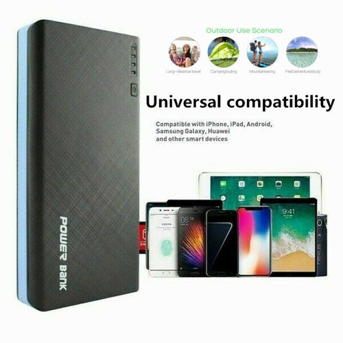 Power Bank Pack 9000000mAh 4 USB LED Pack Akku Ladegerät für alle Telefone UK - Zdjęcie 5 z 10