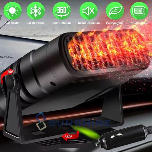 Tragbare Heizung Heizung Kühlgebläse Defroster Demister für Auto LKW 12V DC - Bild 6 von 60