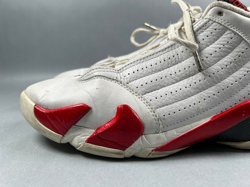 Nike Air Jordan 14 Retro Rip Hamilton Candy Cane 487471-100 Herren Größe 12 - Bild 4 von 9