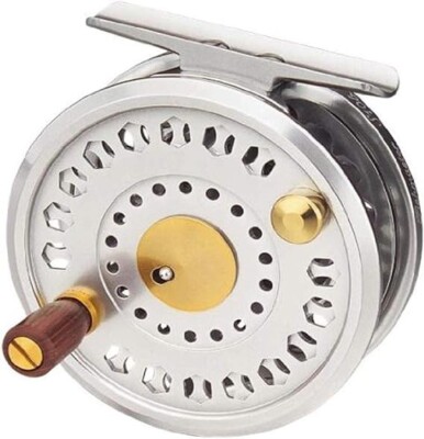 TICA Fishmaster Fly Fishing Reel 3/4 Weight Wooden Handle Left/Right  Interchange | eBay