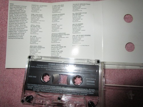 Hymns International Hymns Around the World BENSON Tape Cassette Album - Picture 4 of 5
