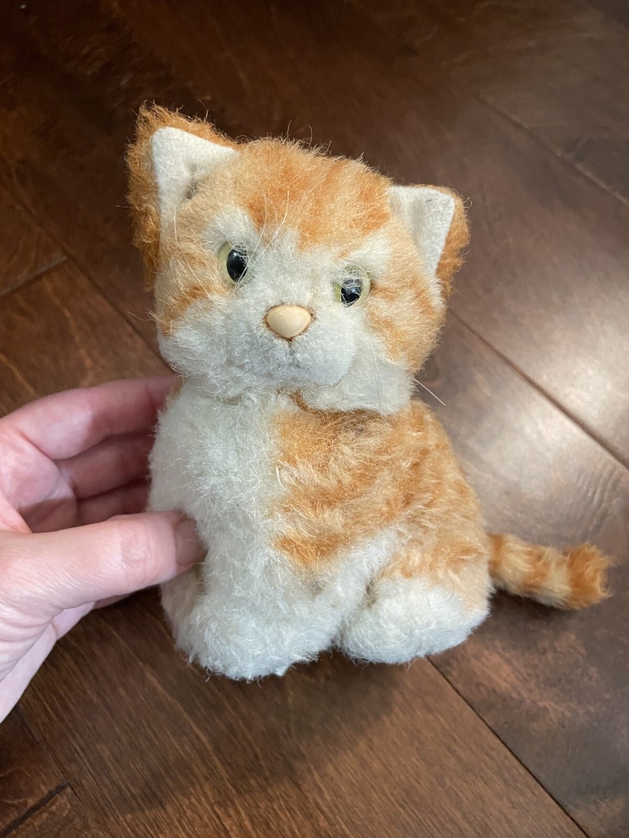 Vintage Takara Plush Kitty 92 PURR-FECT Orange Cat Stuffed Animal