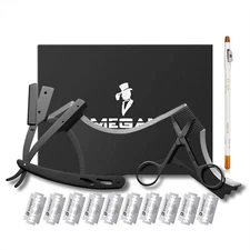 beard shaping tool,5 piece set beard shaper - include Professional Straight E...