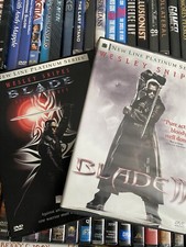 BLADE DVD LOT 2 PREOWNED BLADE 1-2 RARE NEW LINE PLATINUM SERIES WESLEY SNIPES