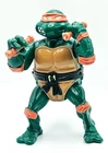 Vintage TMNT Michelangelo Hard Head Action Figure 1988 Playmates Ninja Nunchucks