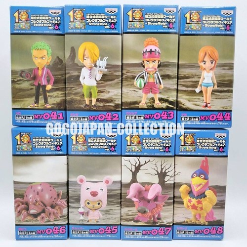 ONE PIECE MOVIE WCF STRONG WORLD ver.1 2 3 4 5 6 COMPLETE SET 48 FIGURES - Picture 17 of 19
