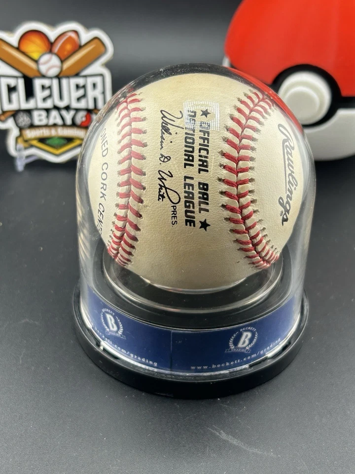 Stan Musial Signed Autographed Beckett Encased Baseball 30th Anniv. Inscr. (CB) - Image 3 of 3