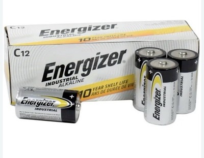 Energizer C12 Industrial Alkaline Batteries 12 Pack EN93