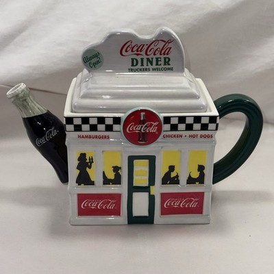 Enesco 1999 Coca Cola Diner Cookie Jar - Coke Canister