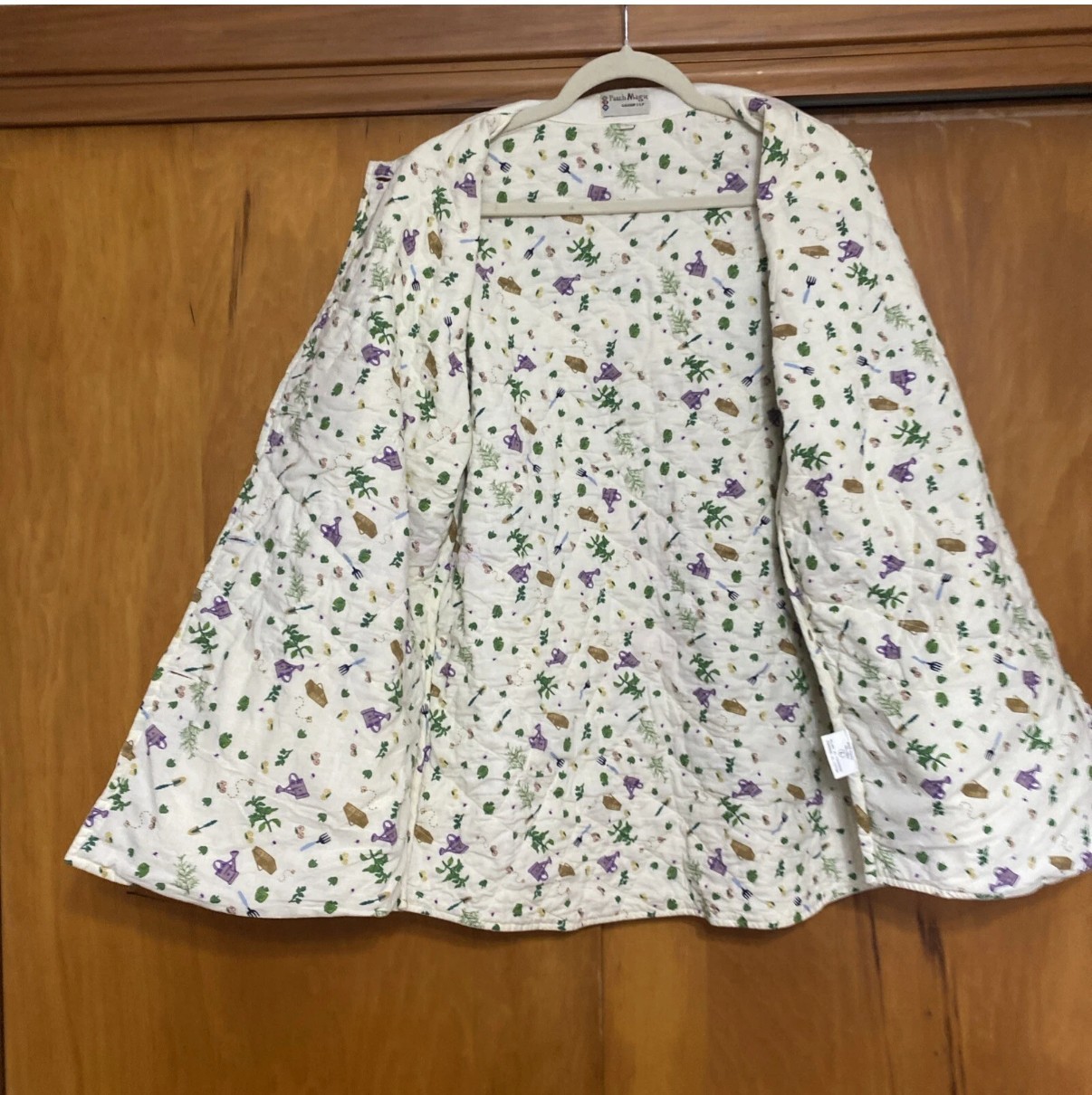 Patch Magic Quilted Patchwork Gardening Theme Jac… - image 13