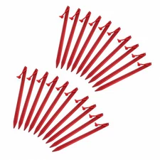 ASR Outdoor 9 Inch Aircraft Grade Aluminum Camping Stakes Tent Pegs (Pack Sizes)