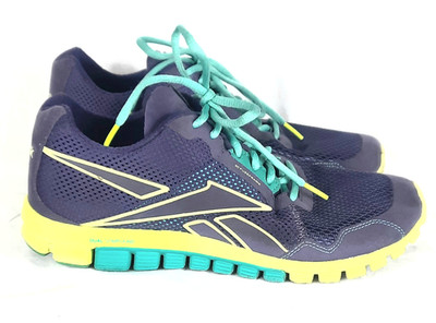 Reebok RealFlex Run 2.0 Womens Shoes Size 9 Purple Athletic Running Sneakers
