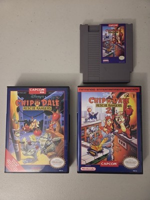 Chip 'N Dale: Rescue Rangers 2 NES w/case Tested, Authentic Cartridge+Bonus Case