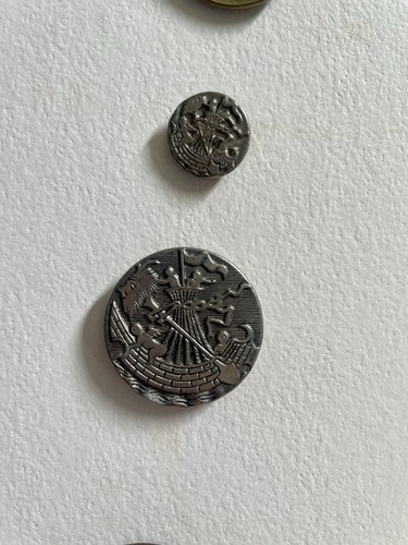 24 Vintage Antique Picture Story Buttons Cupid Is On All Buttons 1/2”-1 1/2” - Picture 4 of 12