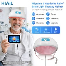 810nm Photobiomodulation Brain Helmet 448 LEDs NIR Light Therapy for Stroke TBI