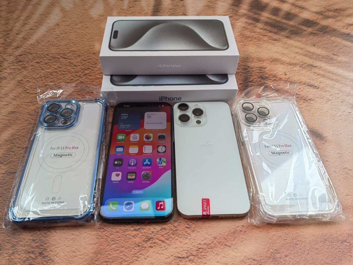 With Face ID Excellent Apple iPhone 15 Pro Max- 256GB/512GB