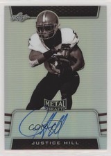 2019 Leaf Metal Draft Sepia Variation Justice Hill #SV-JH1 Auto s3g