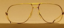 Cartier Vintage Gold Brillengestell 62□14 1988 Französisches Luxusmodell
