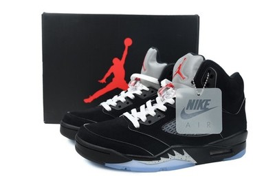 Nike Air Jordan 5 Retro OG Men's Black Metallic Reimagined 