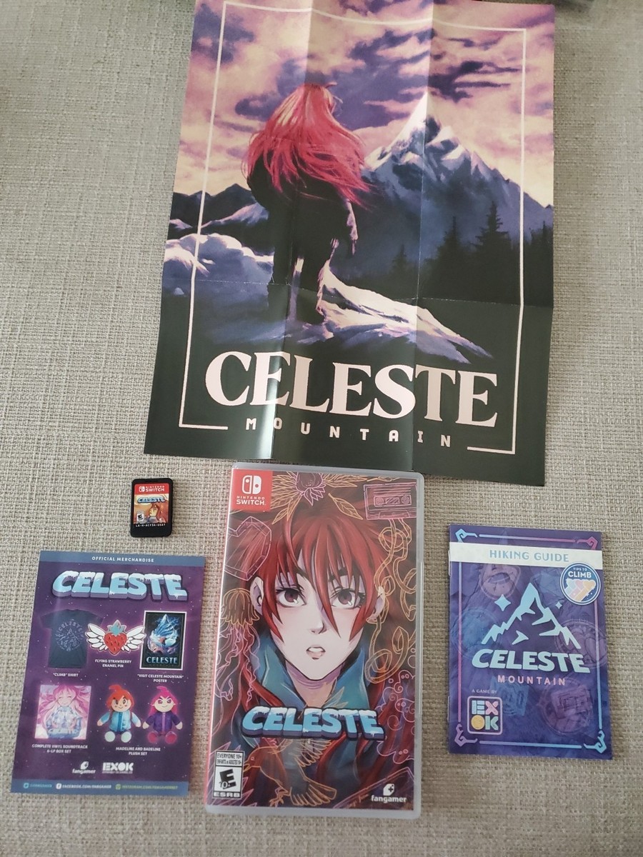 Celeste (Nintendo Switch, 2018) CIB W/ Poster And Tested