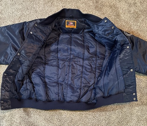 Vintage Penn State varsity bomber Jacket Colosseum Made In Korea excellent - Picture 10 of 17