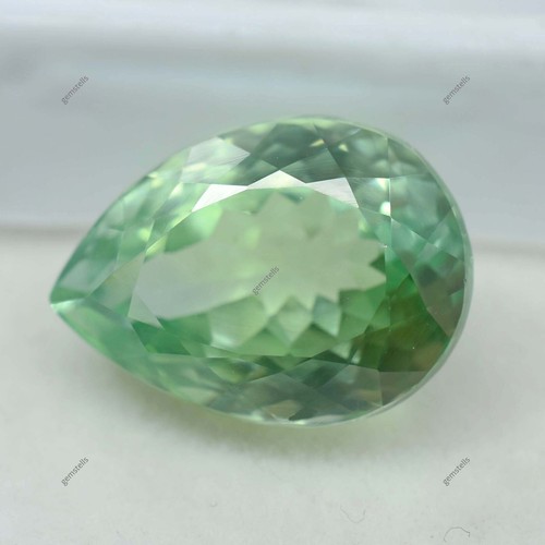 Natural Grandidierite Pear Shape Bluish Green 10.00 Ct CERTIFIED Loose Gemstone - Picture 4 of 6