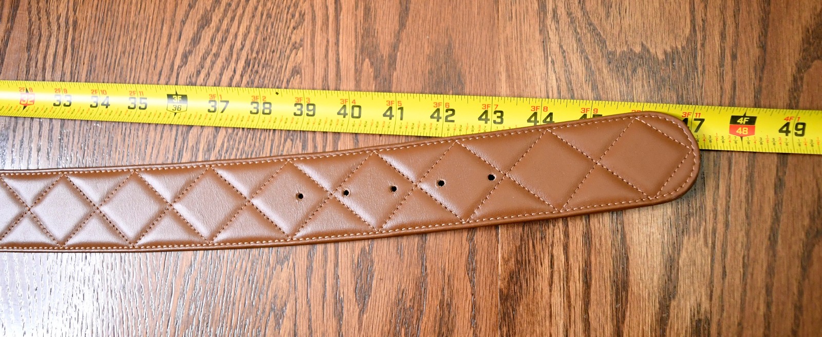 Tailored Sportsman NEW Trophy Hunter belt for breeches brown quilited Large