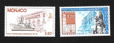 1981 Monaco Stamps Scott # 1283, 1284 MVVLH/OG CV $2.70